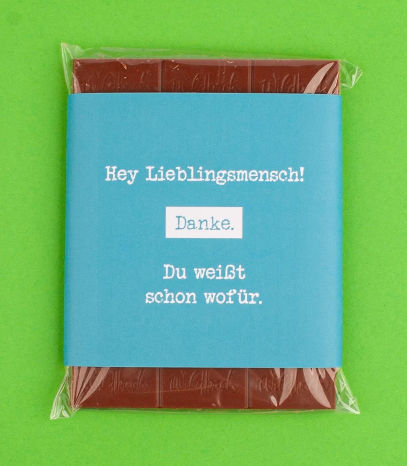 Schokolade "Lieblingsmensch"