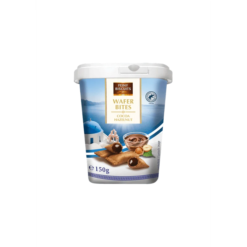 Feiny Biscuits Wafer bites Schokolade-Haselnuss 150g kakaofreie