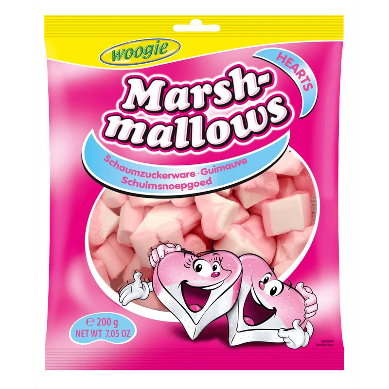 Woogie Marshmallows Herzen 200g