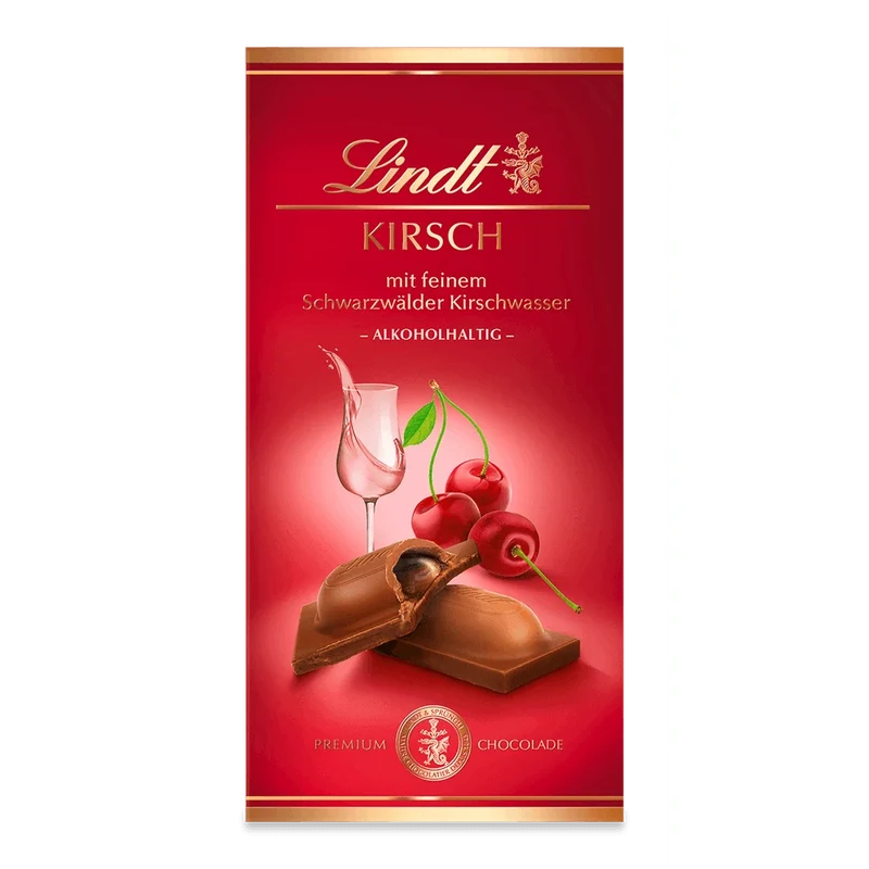 Lindt Kirsch Vollmilch Tafel 3x 100g