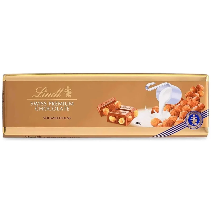 Lindt Schokolade Weiße Mandel Tafel 300g Weiße Schokolade mit gerösteten Mandeln