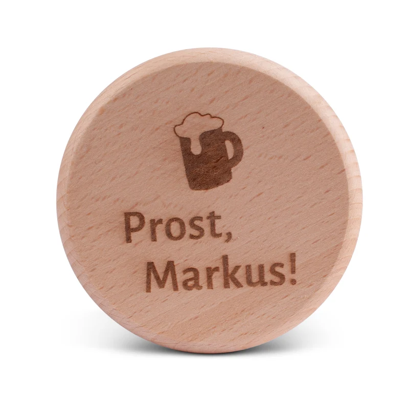 Bierglasdeckel "Prost" mit Wunschname