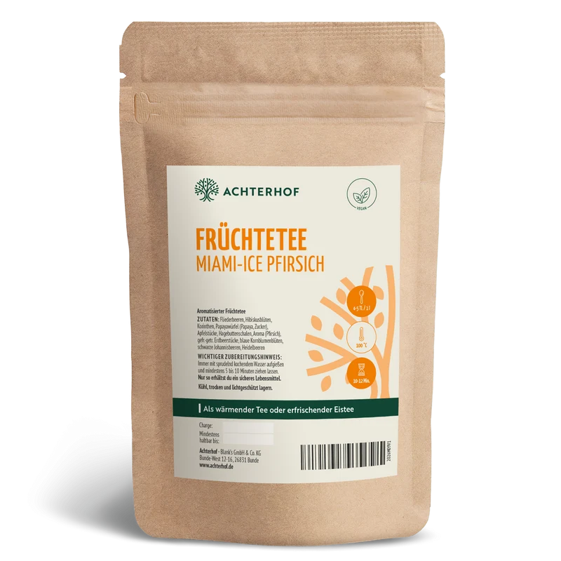 Früchtetee Miami-Ice Pfirsich (100g)