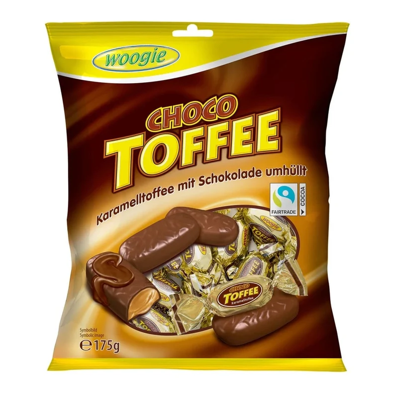 Woogie Karamell Toffee mit Schokolade Toffees 175g