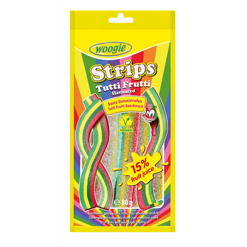 Woogie Rainbow Strips 2x 80g
