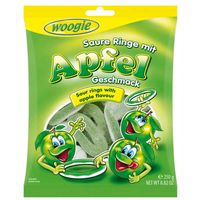 Woogie Saure Apfelringe 250g