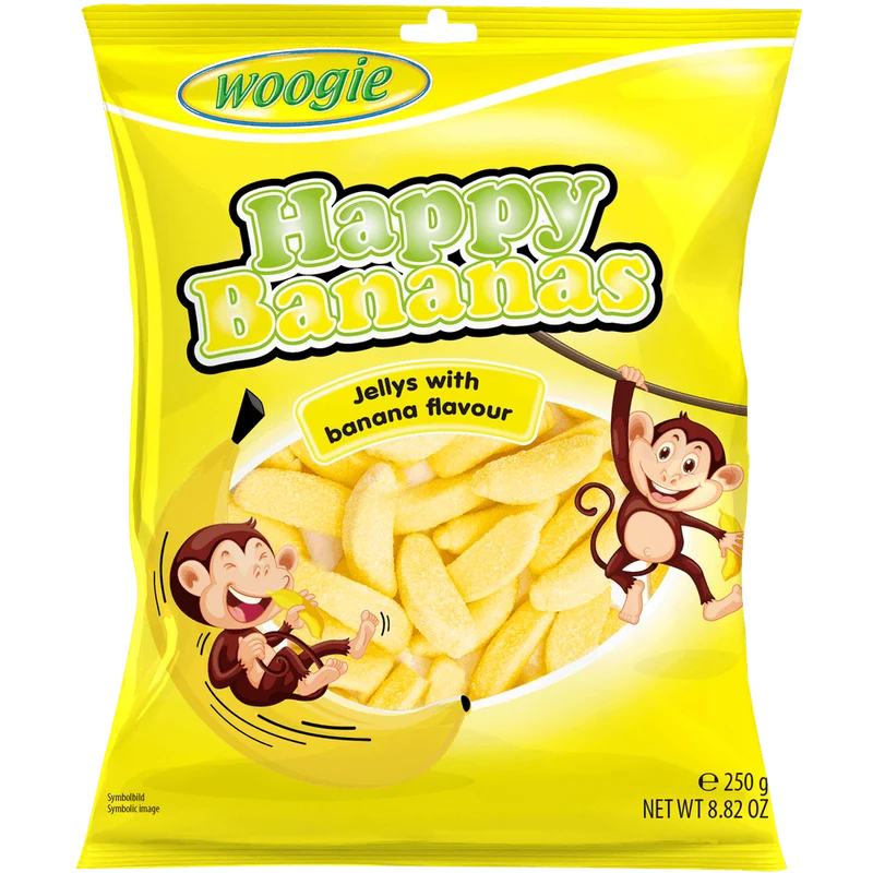 Woogie Schaumzucker Bananen 250g