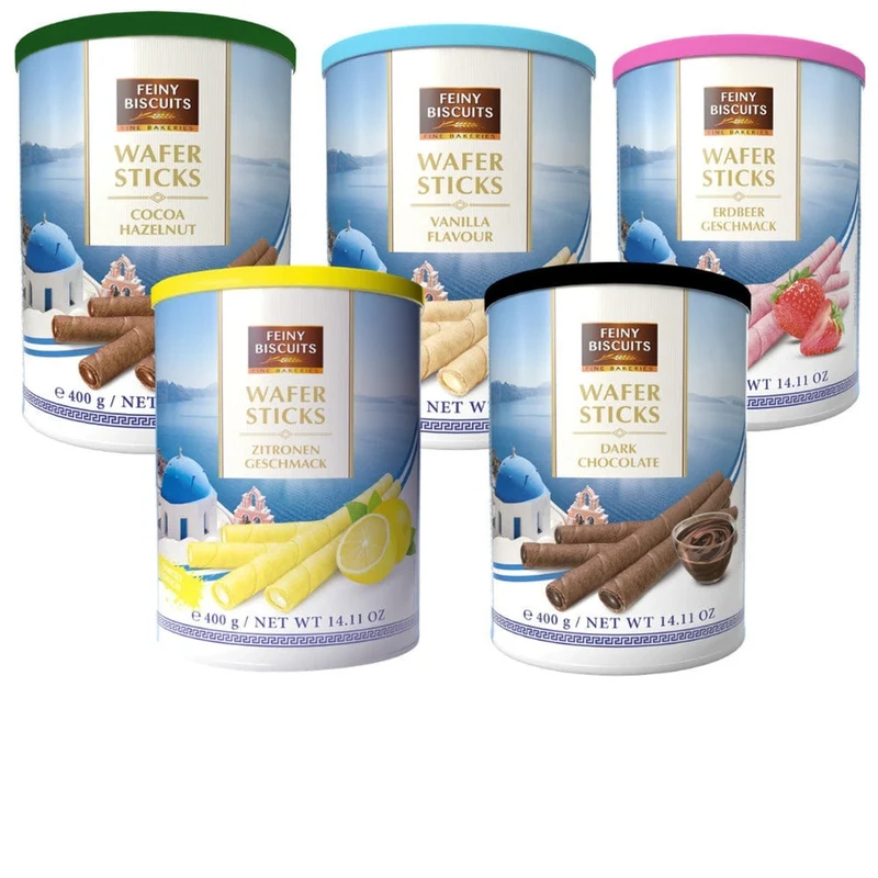 Feiny Biscuits Waffelröllchen Cremefüllung Varianten 400g