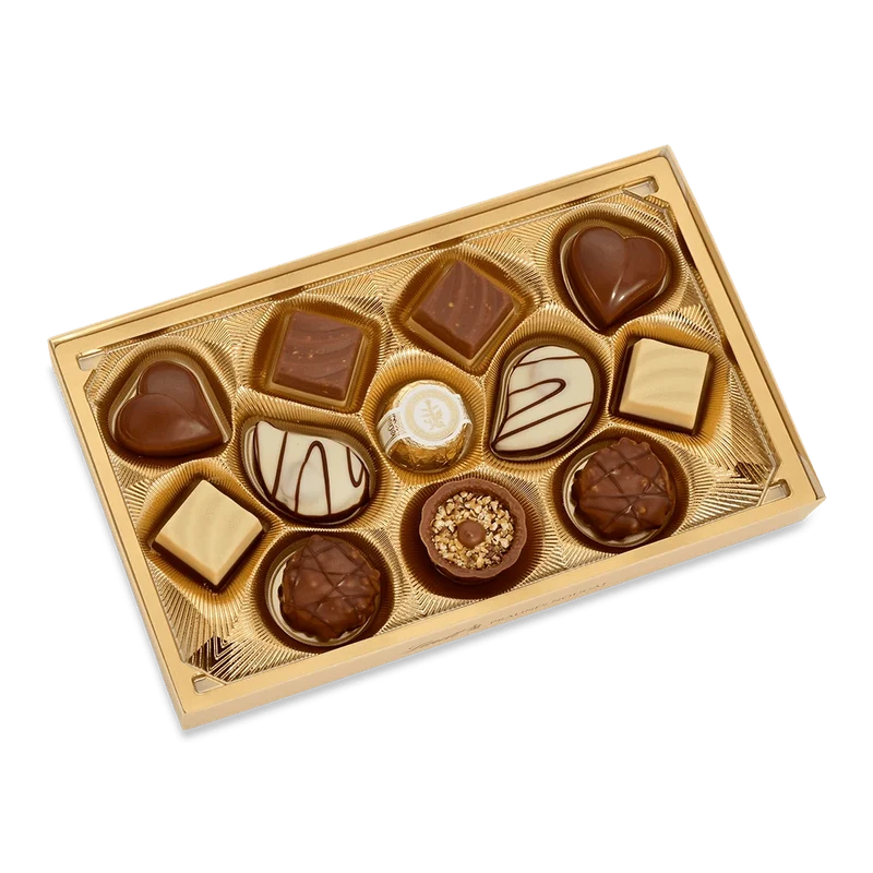 Lindt Pralinés Nougat Pralinenmischung 125g Geschenkpackung