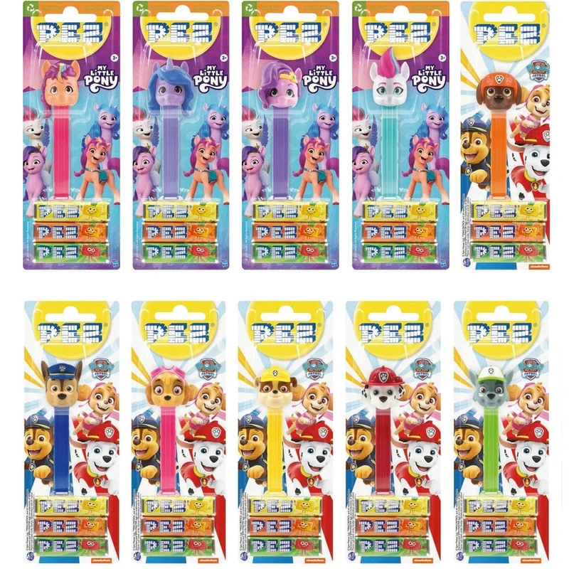 PEZ Spender Bonbons Fruchtgeschmack Mischkarton Zufällig 25,5 g