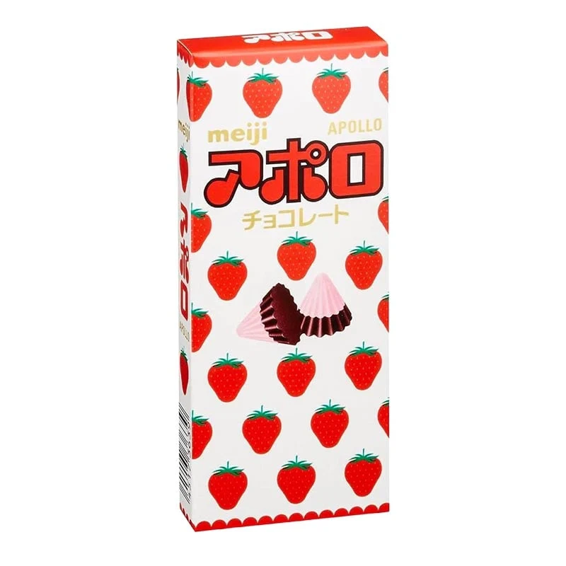 Apollo Schokolade (Erdbeeren & Milchschokolade) 46g