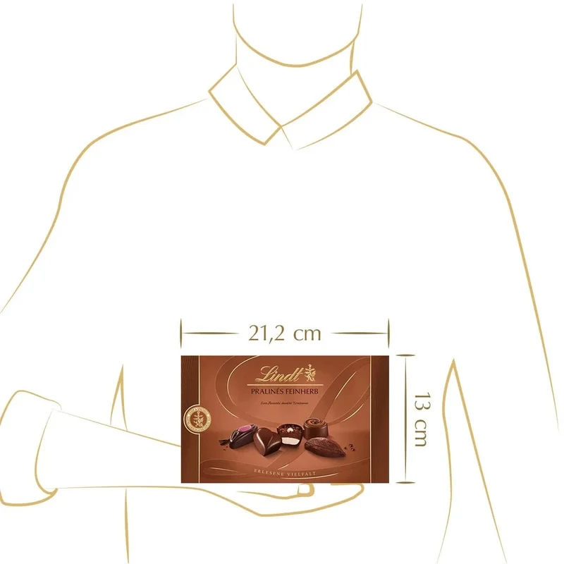 Lindt Pralinés Feinherb 125g