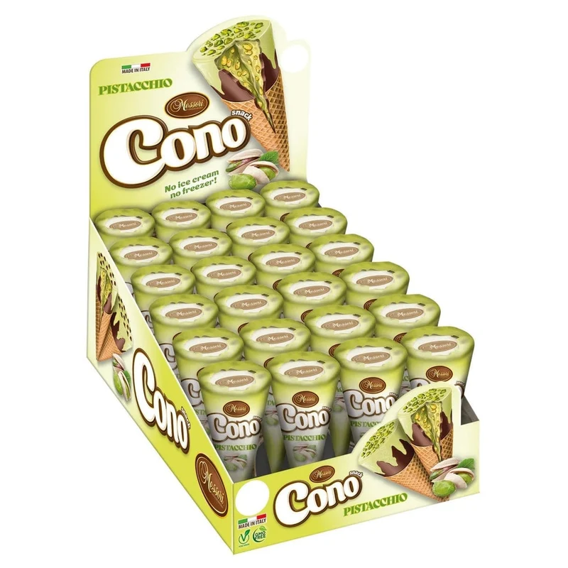 Cono Mini Waffelhörnchen Mix 24x25g Thekendisplay Cremefüllung