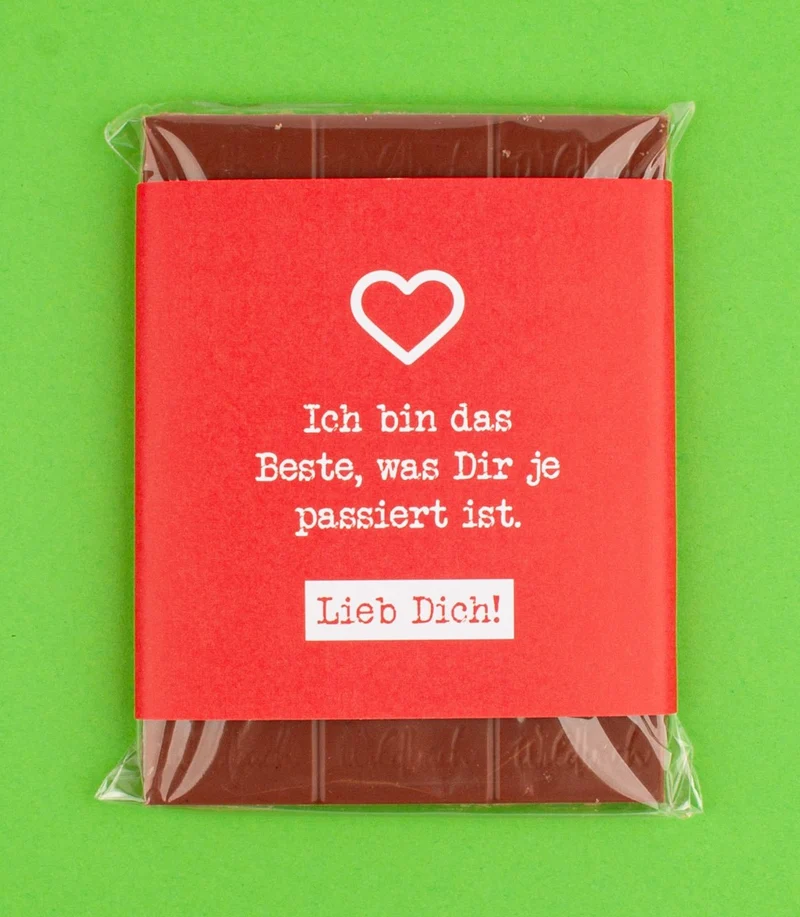 Schokolade "Ich bin das Beste"