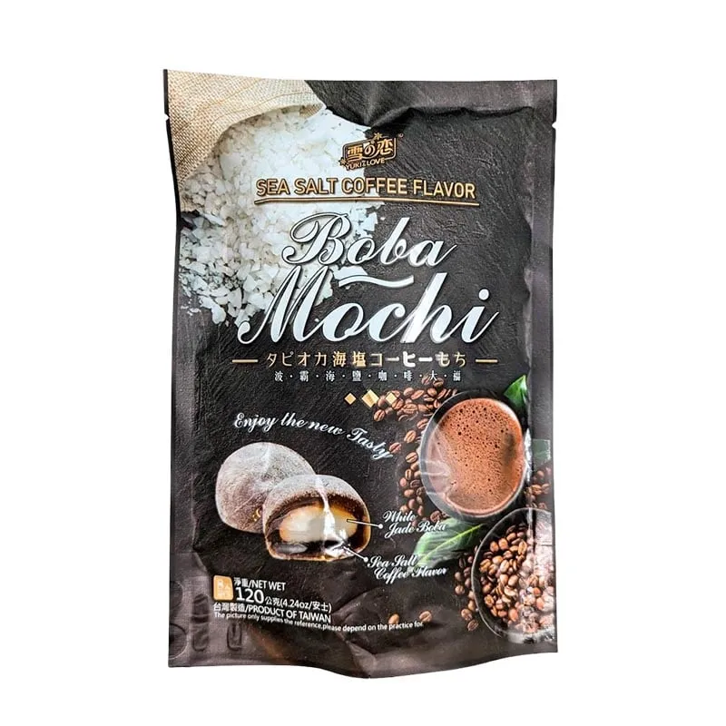 Mochi mit Boba Kaffee & Meersalz 120g
