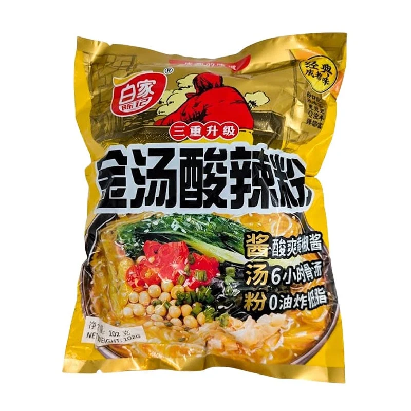 Säuerliche Nudelsuppe Vermicelli Baijia