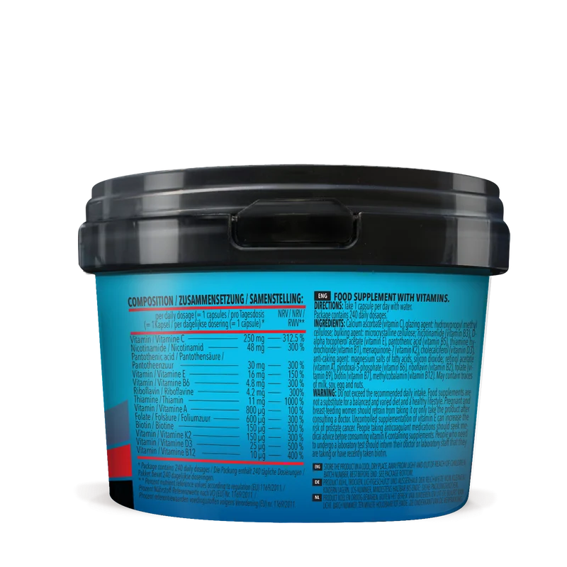 Bodybuilder Vitamin Stack (240 Kapseln)