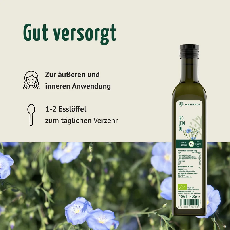 Bio Leinöl (500ml)