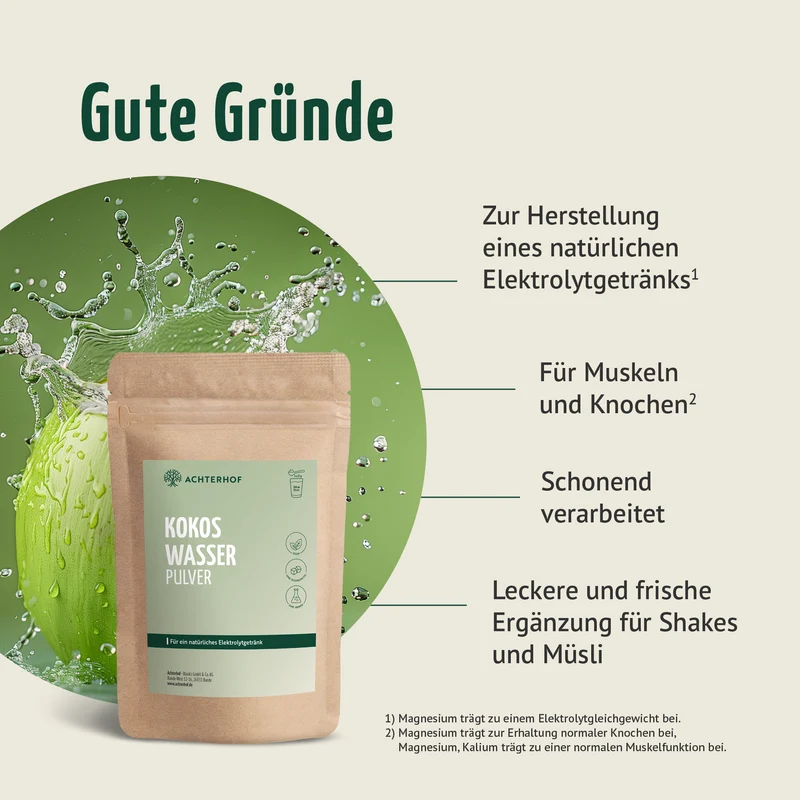 Kokoswasser Pulver (500g)