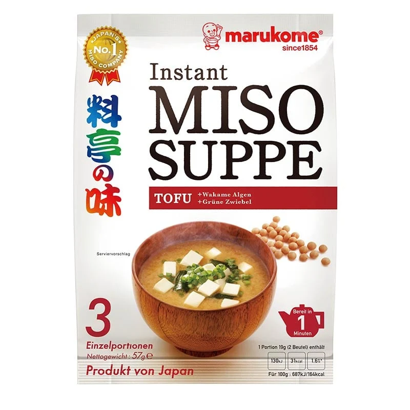 Fertige Misosuppe Tofu 3 Portionen 57g