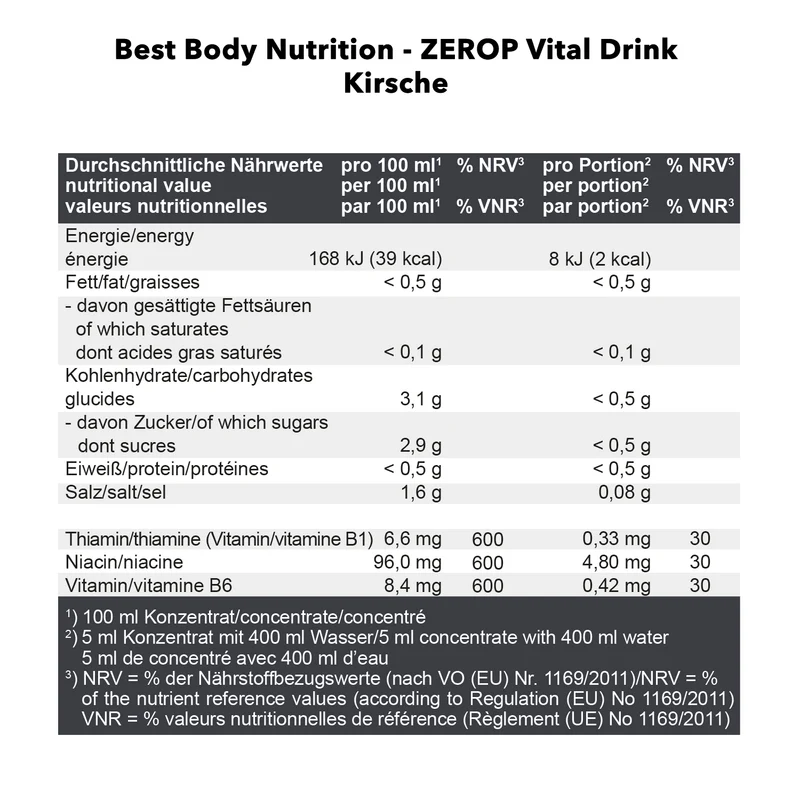 Vital Drink Zerop (1000ml)