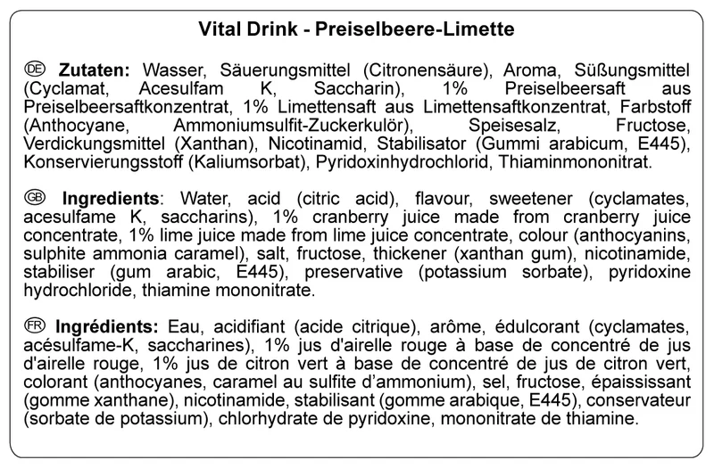 Vital Drink Zerop (1000ml)
