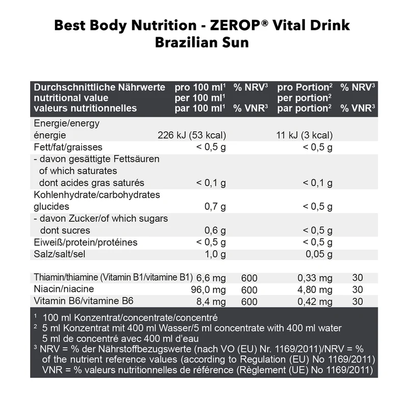 Vital Drink Zerop (1000ml)