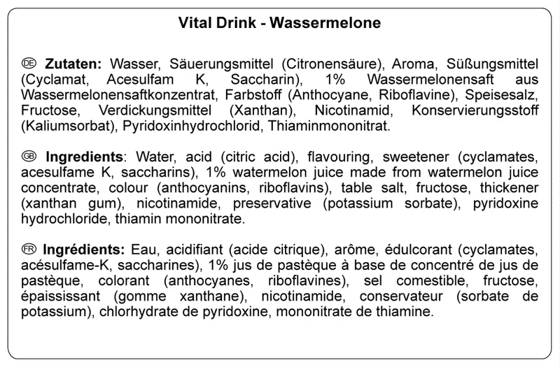 Vital Drink Zerop (1000ml)