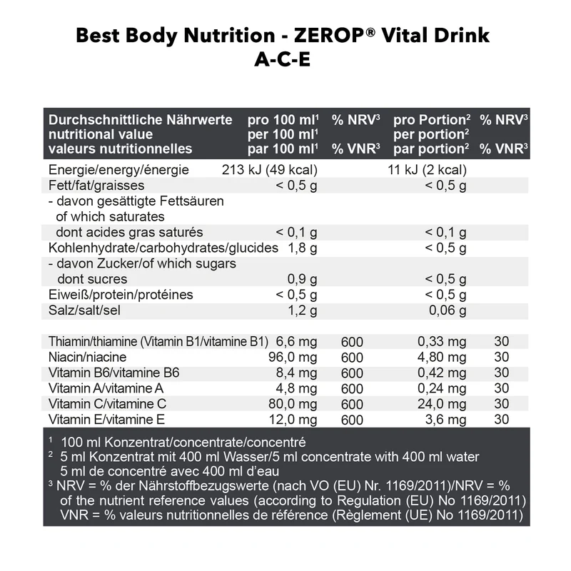 Vital Drink Zerop (1000ml)