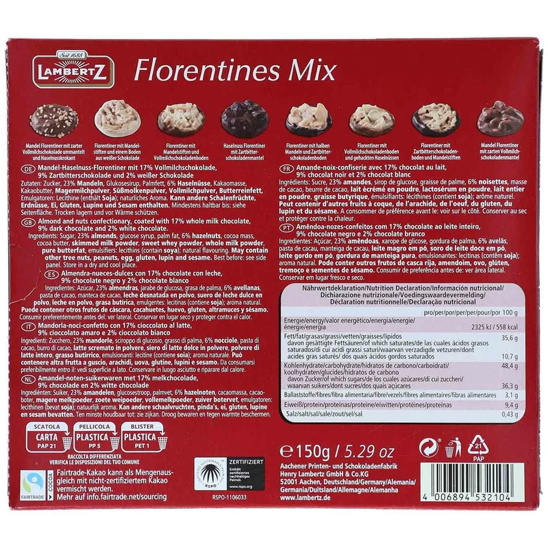 Lambertz Florentines Mix 150g