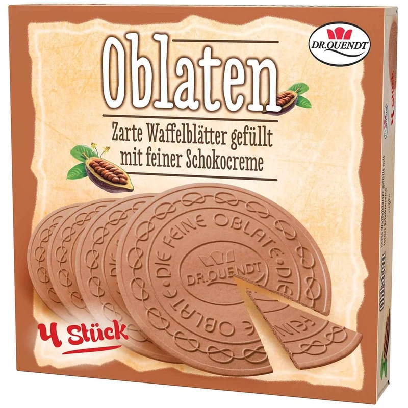 Dr. Quendt Oblaten mit Schokocreme 4er (150g)