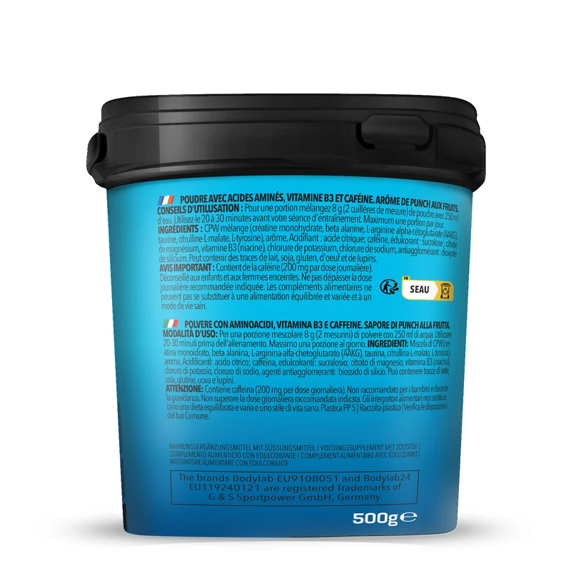 Concentrated Pre Workout (500g)
