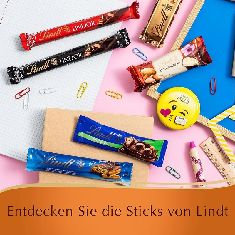 Lindt 18x 35g Wafer Milchschokolade Waffel RIEGEL 630g
