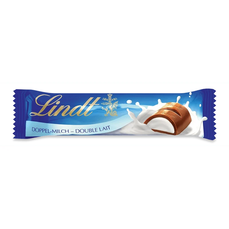 Lindt Doppelmilch Riegel 18x38g | Vollmilch | 684g Großpackung