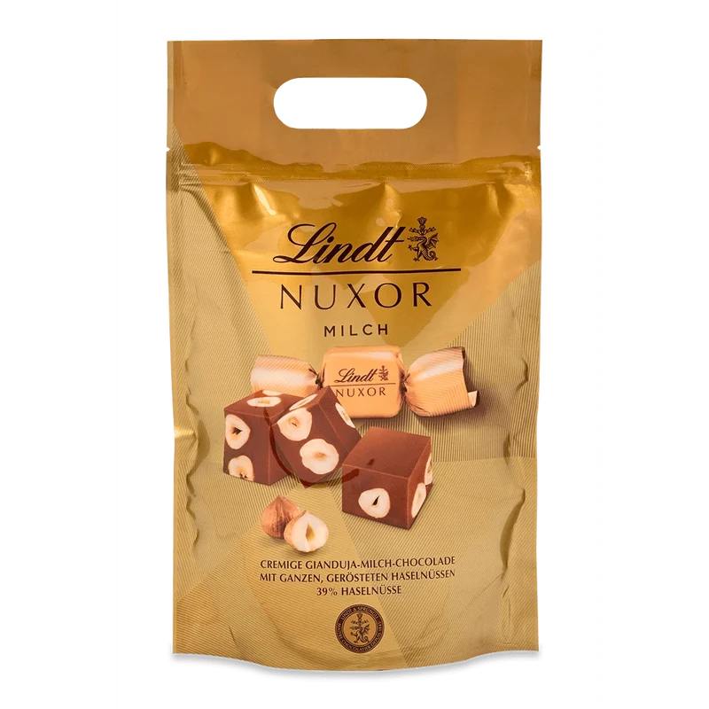 Lindt Nuxor Milch 700g - Knusprige Schokoladen-Nüsse für genussvolle Momente