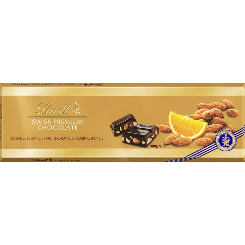 Lindt Goldtafel Dunkle Orange-Mandel 300g