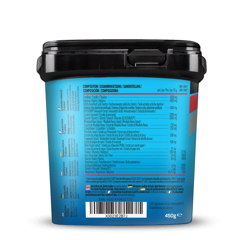 Bodybuilder Pump Pre Workout (450g)