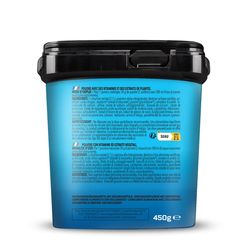 Bodybuilder Pump Pre Workout (450g)