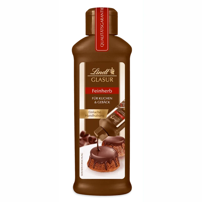 Lindt Glasur Feinherb, 200g MHD 30.07.2026