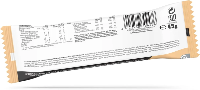 60% Protein Bar (24x45g)