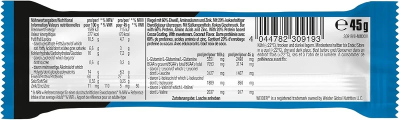 60% Protein Bar (24x45g)