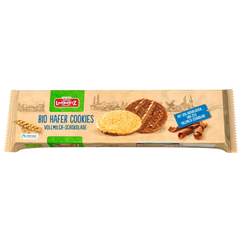 Lambertz Bio Hafer Cookies Vollmilch 200g