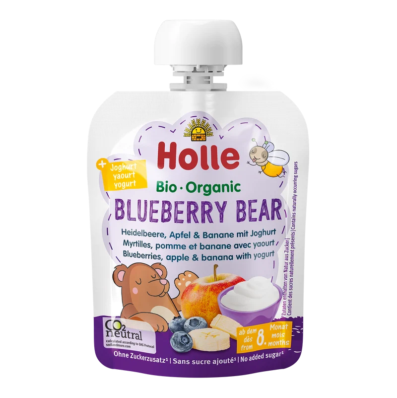 Bio Pouchy mit Joghurt ab dem 8. Monat (10x85g)
