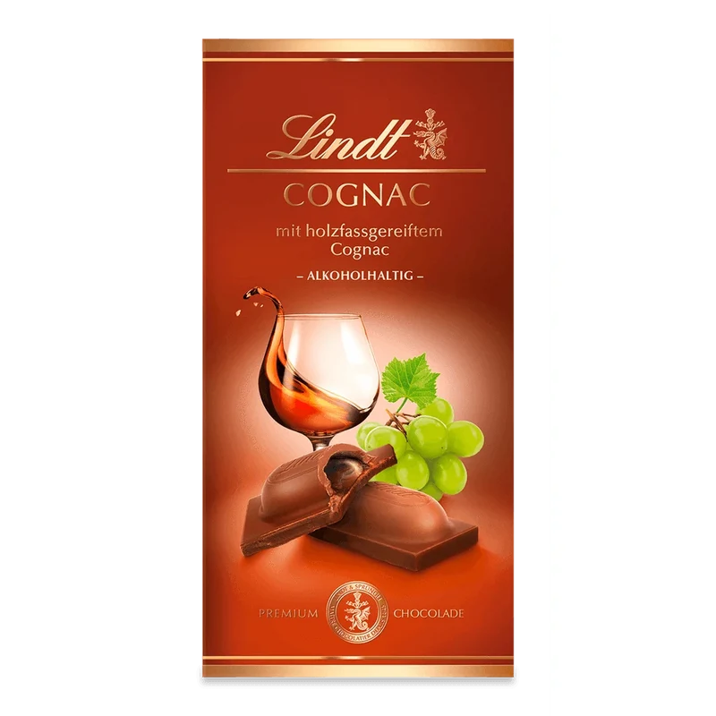Lindt Cognac Vollmilch Tafel 100g