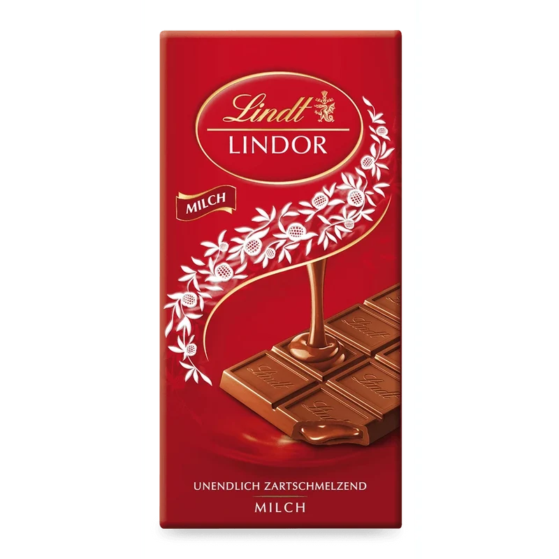 Lindt Lindor Milch unendlich Zartschmelzende Schokolade 100g