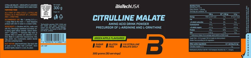 Citrulline Malate (300g)