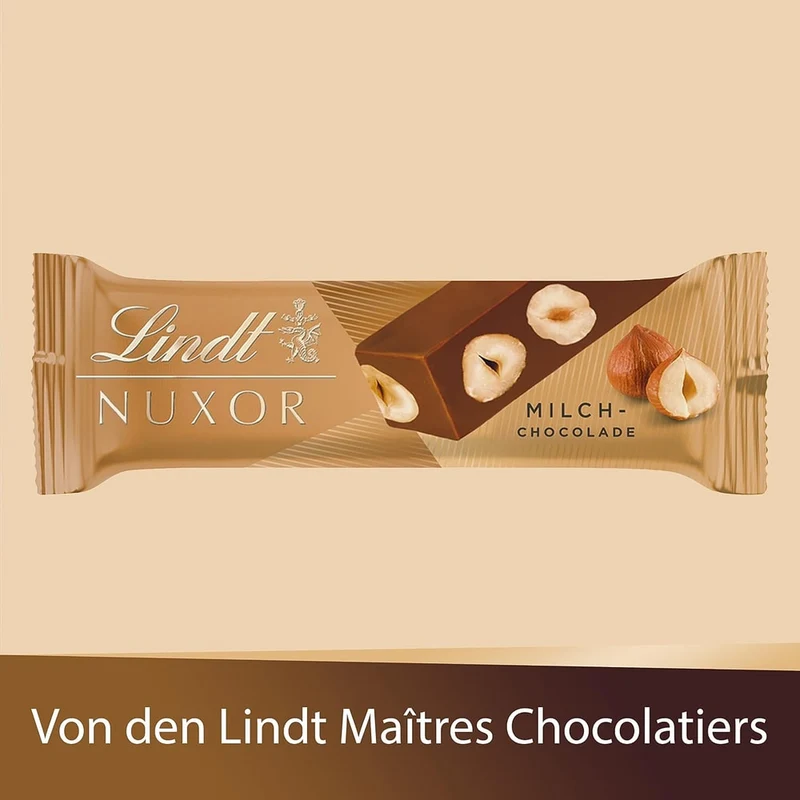 Lindt Nuxor Riegel Milch, 36x 33g