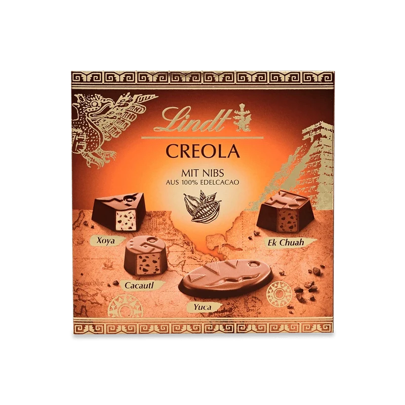 Lindt Creola Pralines, Schokolade, 100g Packung