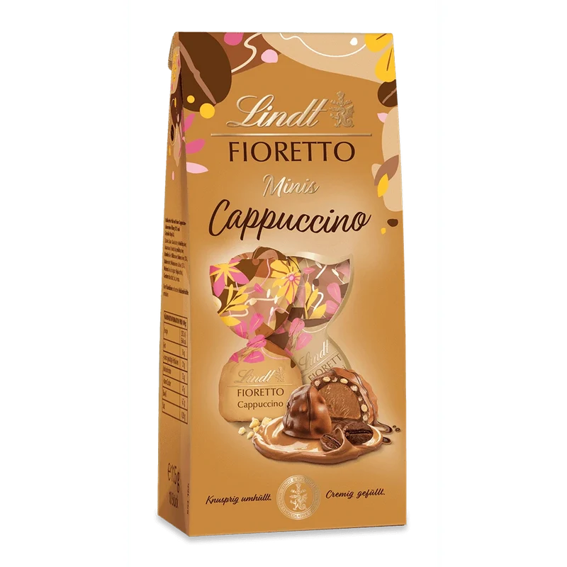 Lindt Fioretto Minis Cappuccino, Pralinen, 115g