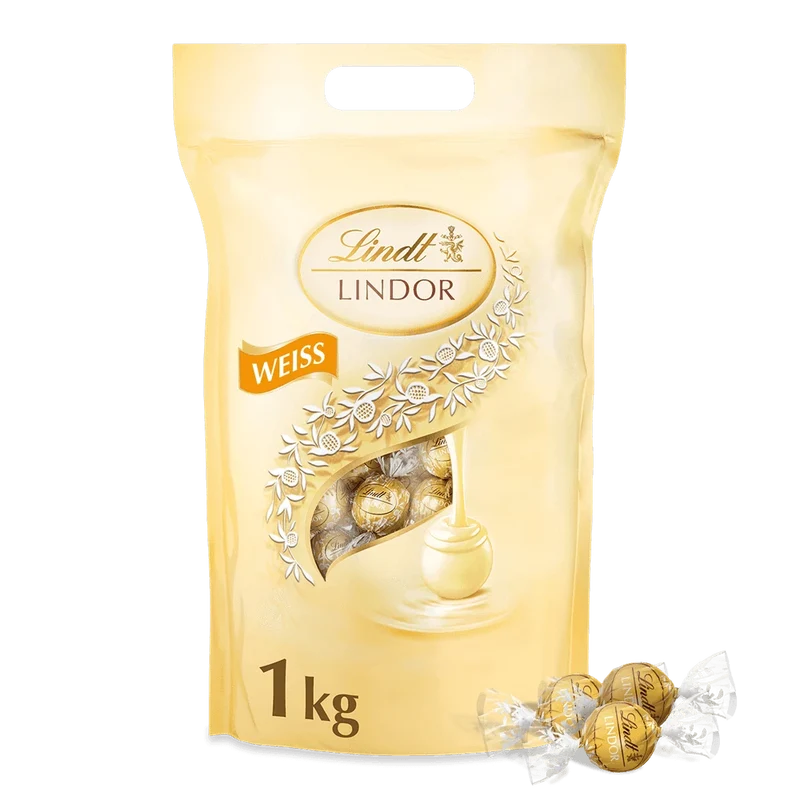 Lindt Lindor Kugeln Weiß, 1000g
